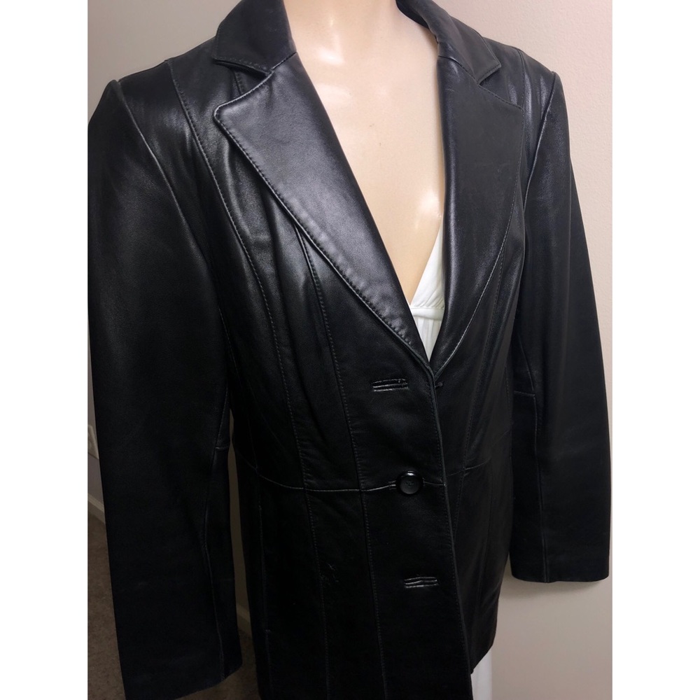 Worthington 100% genuine  lamb skin leather jacket